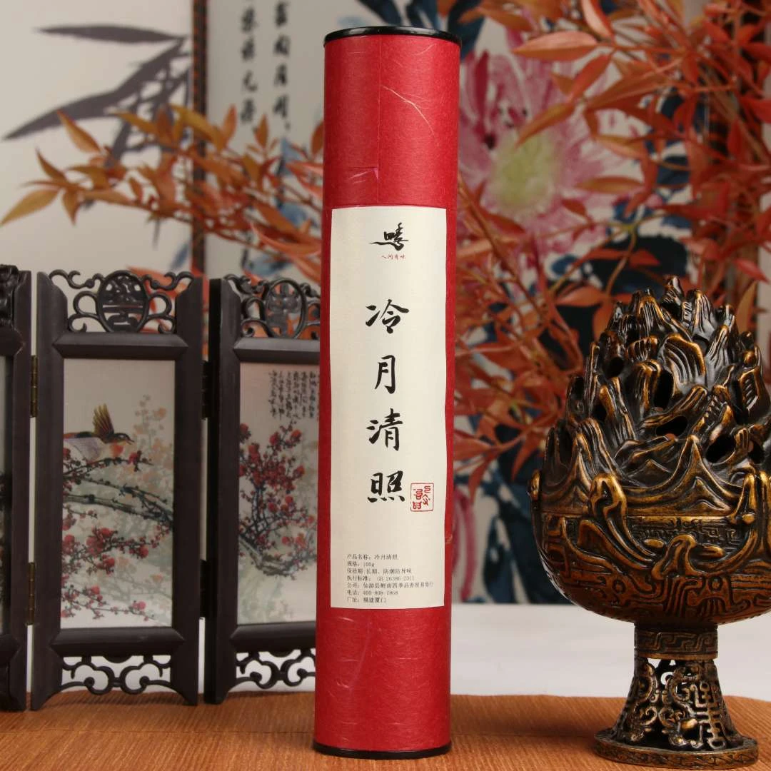 四季冷月清照100g天然线香香薰家用客厅卧室茶室书房