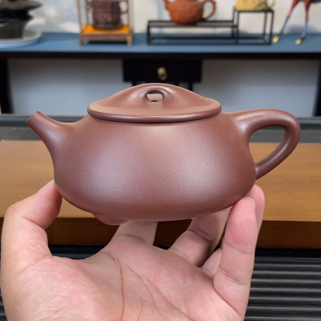 茶壶紫砂紫泥景舟石瓢300cc