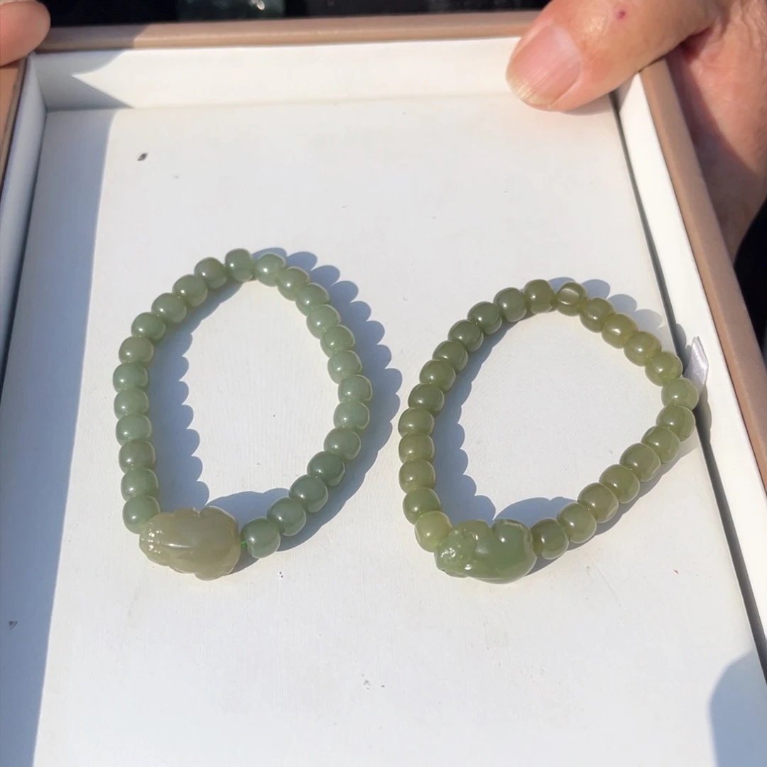 和田玉颈饰未镶嵌和田玉貔貅手串多样性发货（拍一发一）