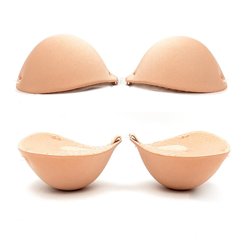 小胸聚拢胸贴超厚5CM3CM加厚胸贴无痕聚拢婚纱隐形乳贴文胸配肩带