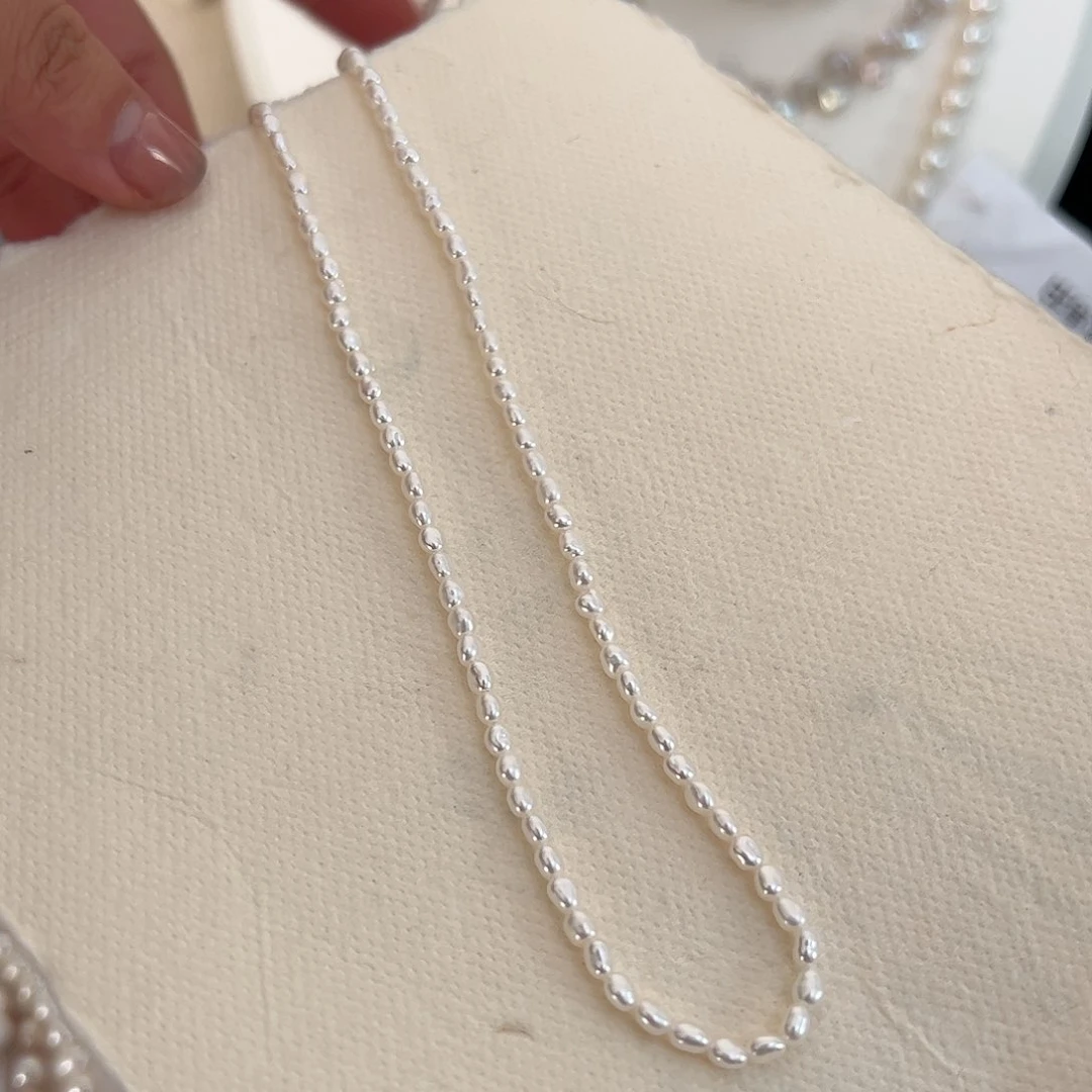 淡水珍珠耳环银S925镶嵌