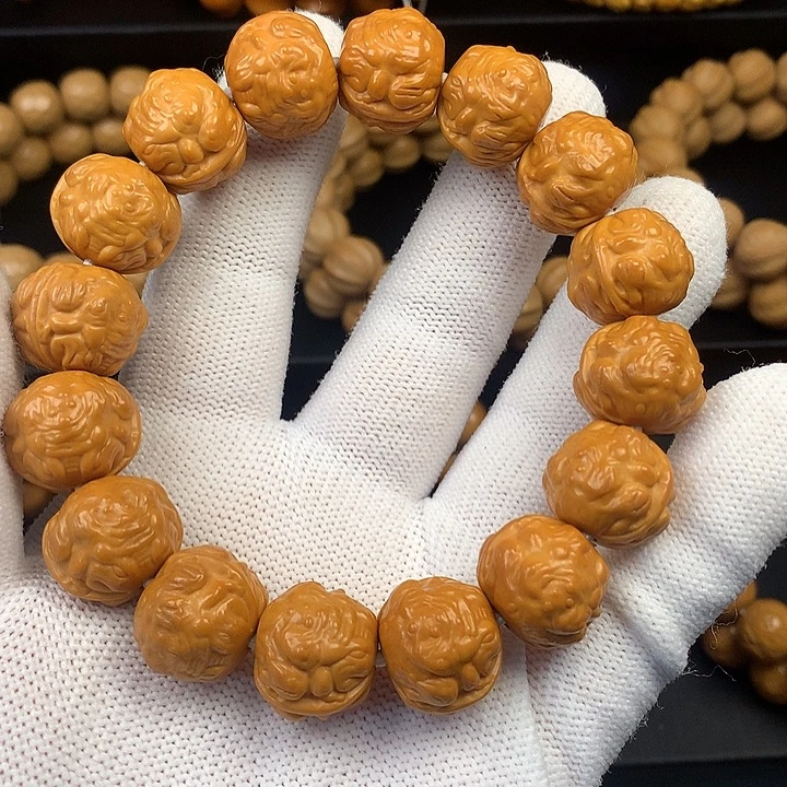 猴头核桃手串猴头