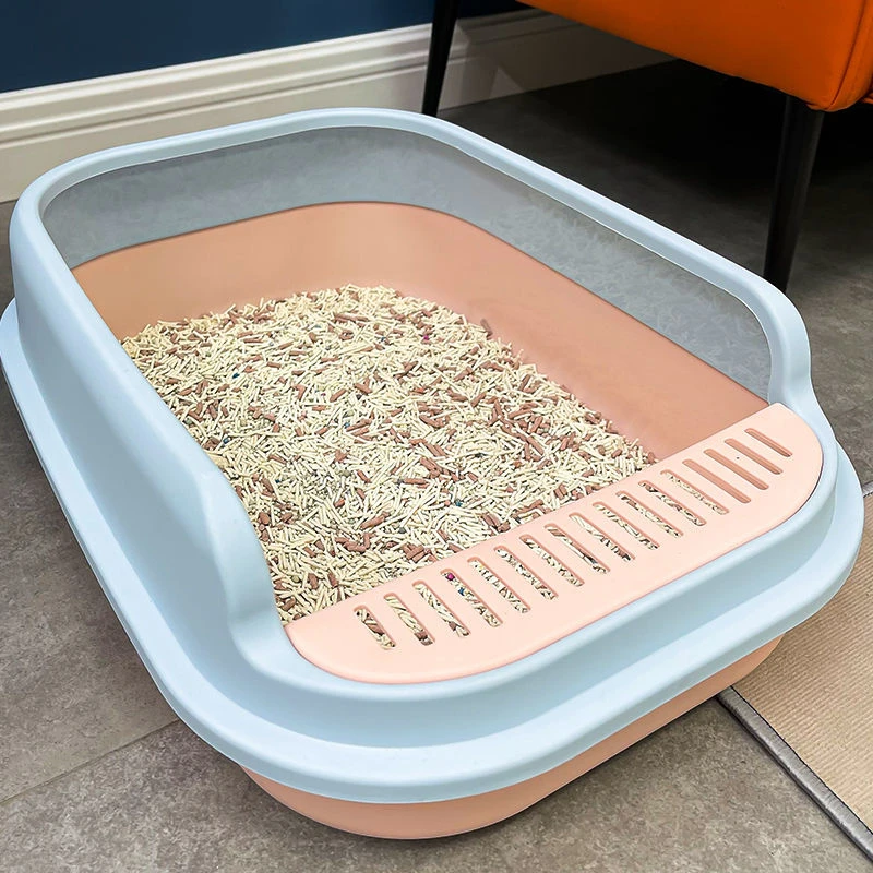 加高加深半封闭猫砂盆超大加强加厚巨大防溅大猫猫咪用品猫厕所