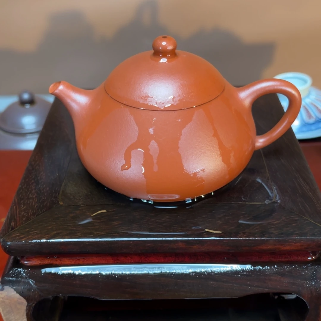 紫砂茶壶高端130cc朱泥乳瓢