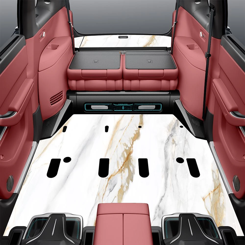 适用于26款问界M7六座航空铝地板汽车脚垫全包围地垫内饰改装配件