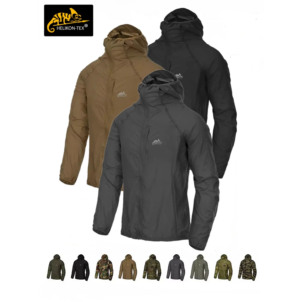 赫利肯Helikon御风者户外轻量防风夹克夏季防晒速干拉链皮肤衣
