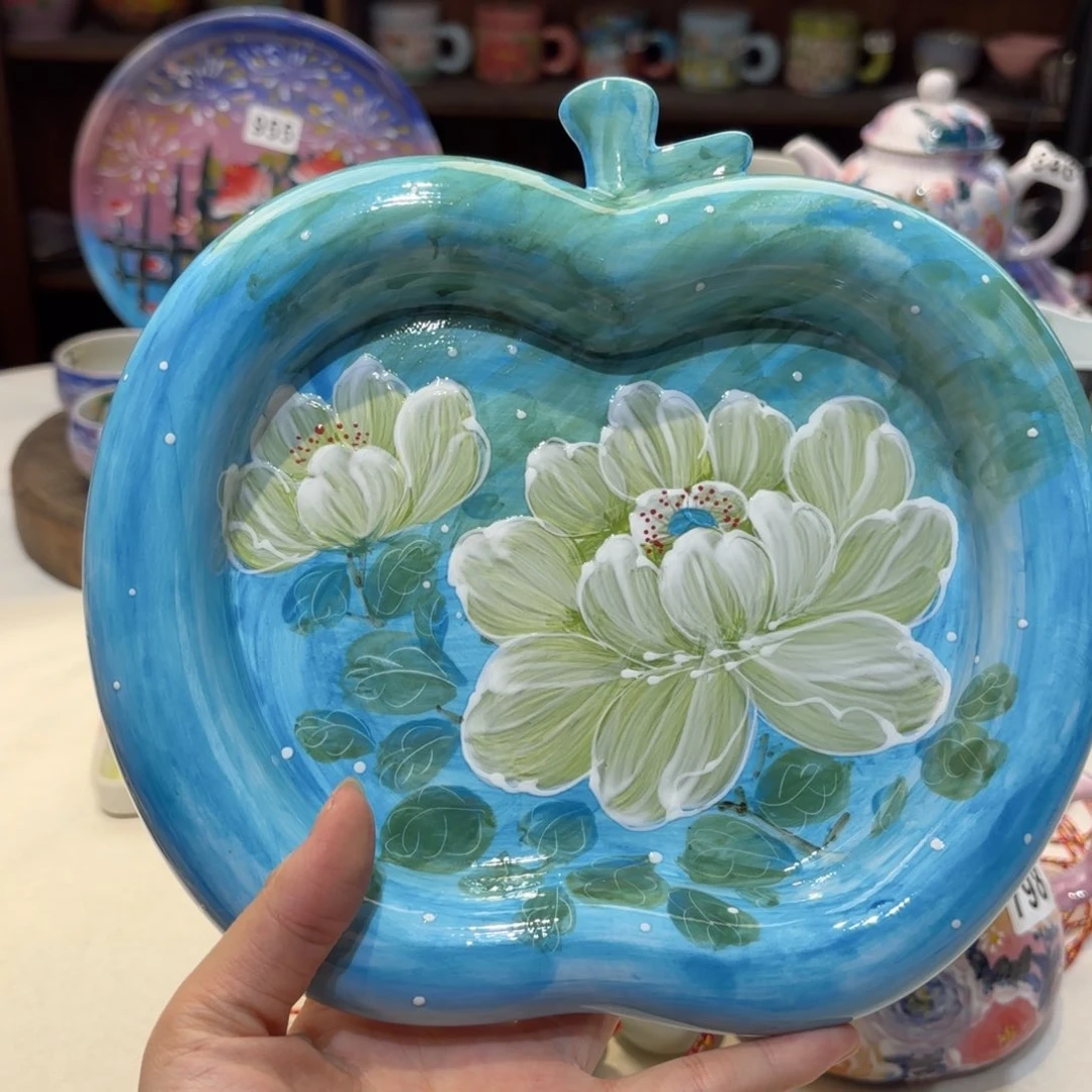 景德镇手绘高温釉下彩陶瓷茶具