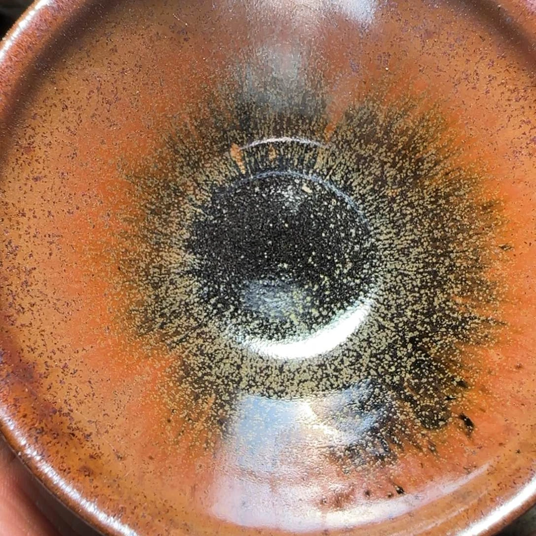 柴烧建盏茶盏茶杯904