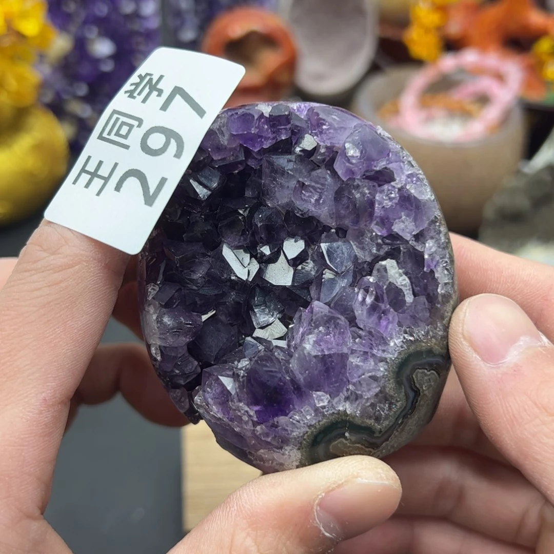 紫晶水晶摆件未镶嵌297