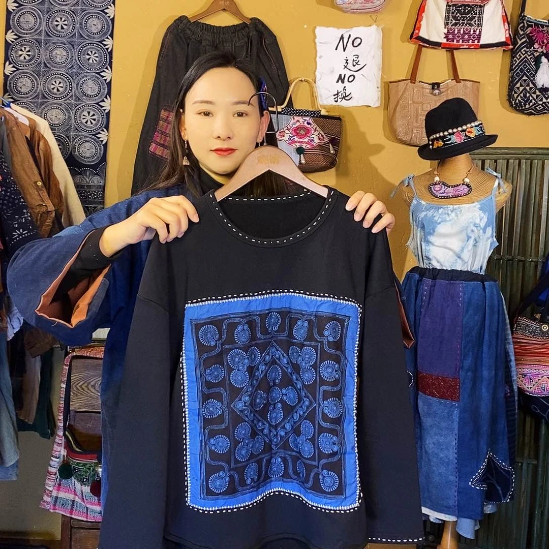 织绣手工制作衣服