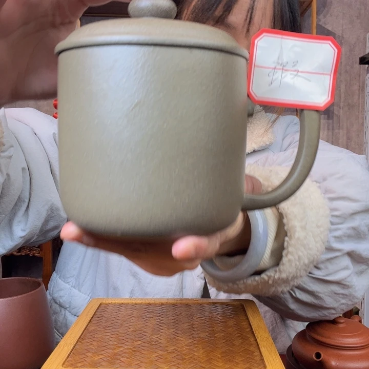 茶杯紫砂原矿紫砂杯3.3