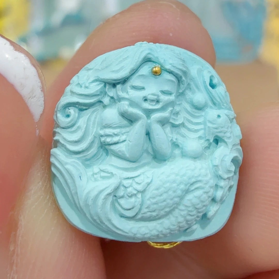 绿松石未镶嵌珠宝奇石