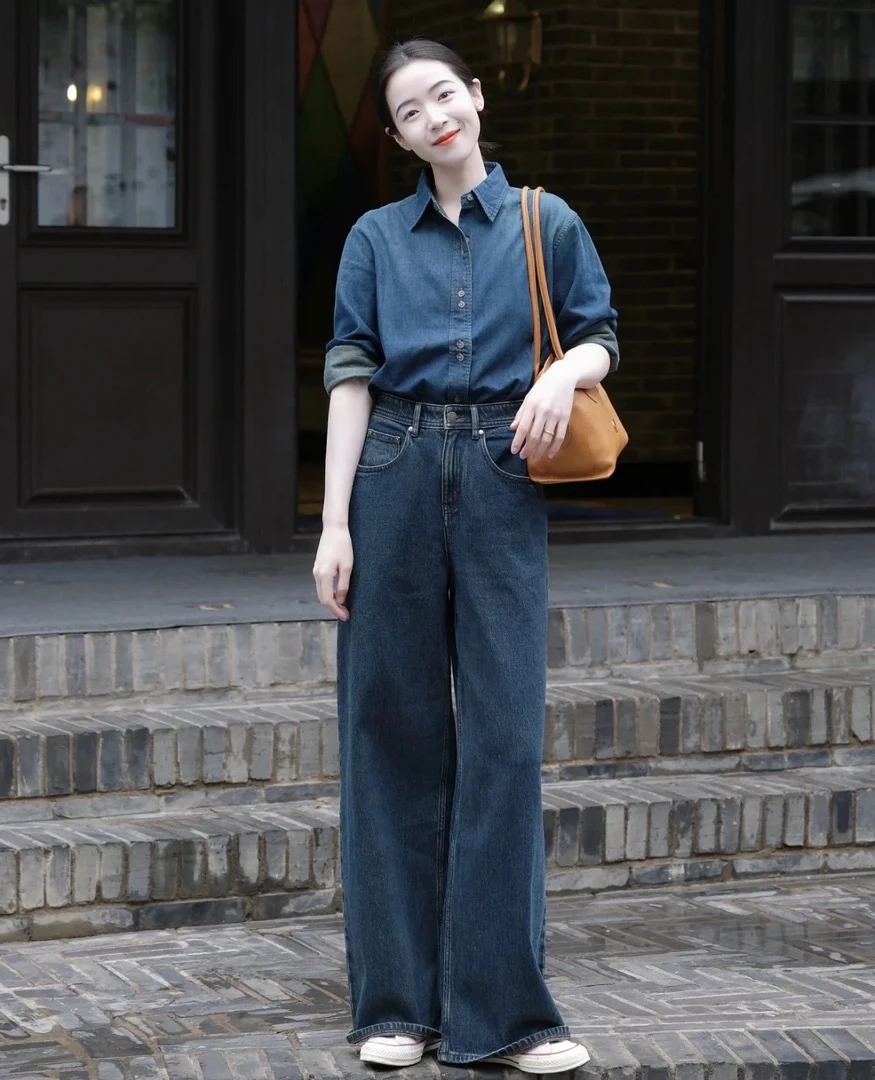 桃皮时尚百搭韩版衬衫