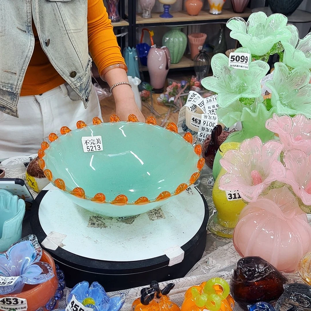 5213 家悦琉璃工艺品不完美