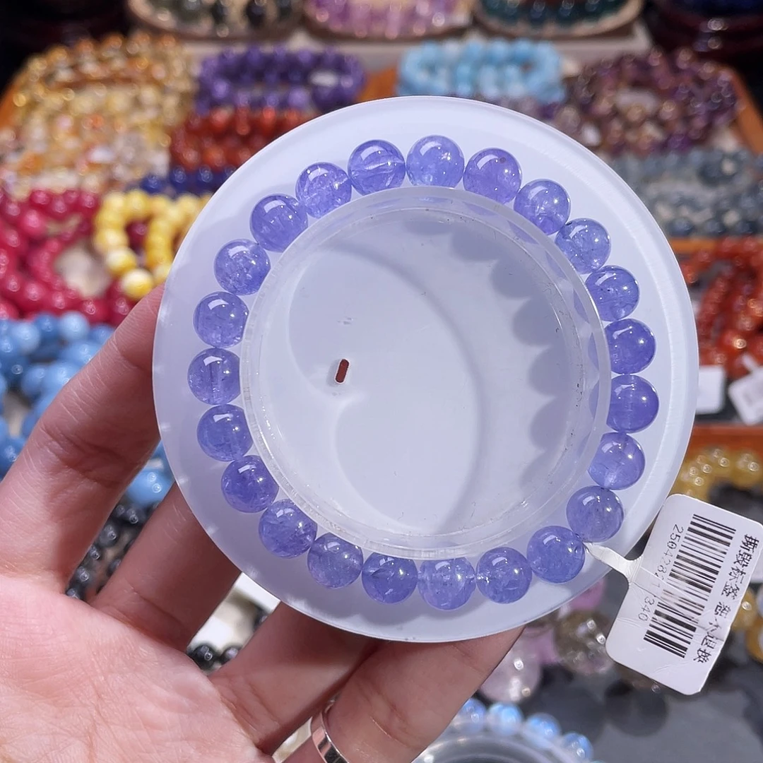 坦桑石未镶嵌手链紫罗兰坦桑石8.2