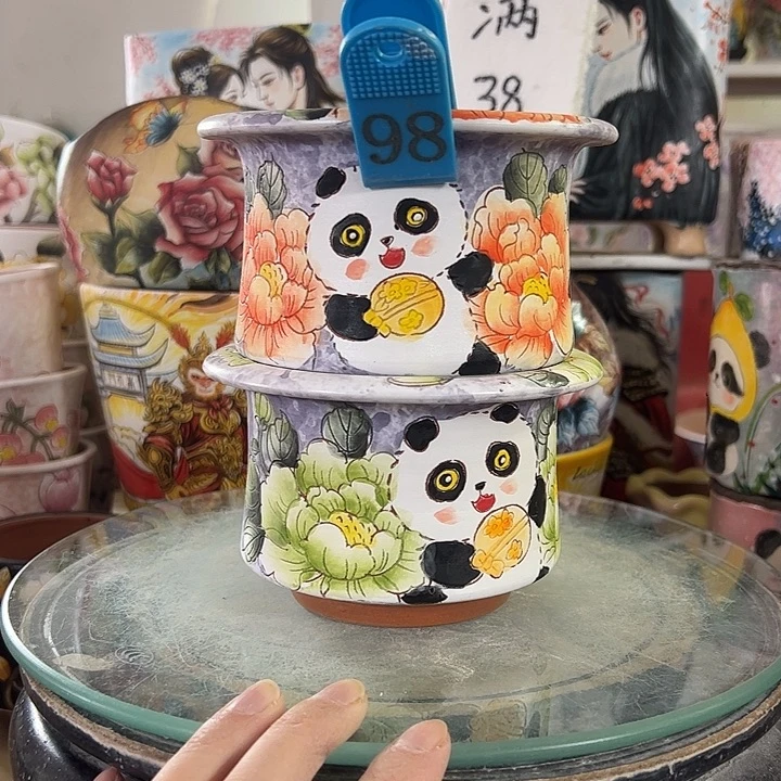 景德镇市手绘花盆性价比超级无敌高