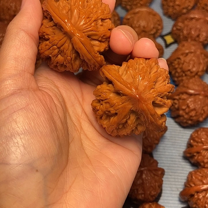 吊坠文玩核桃43虎头