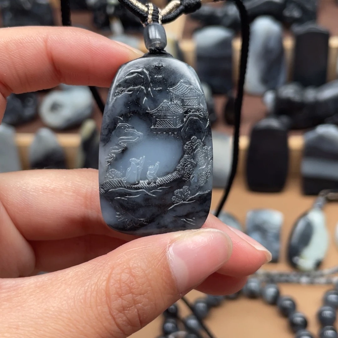 和田玉颈饰未镶嵌