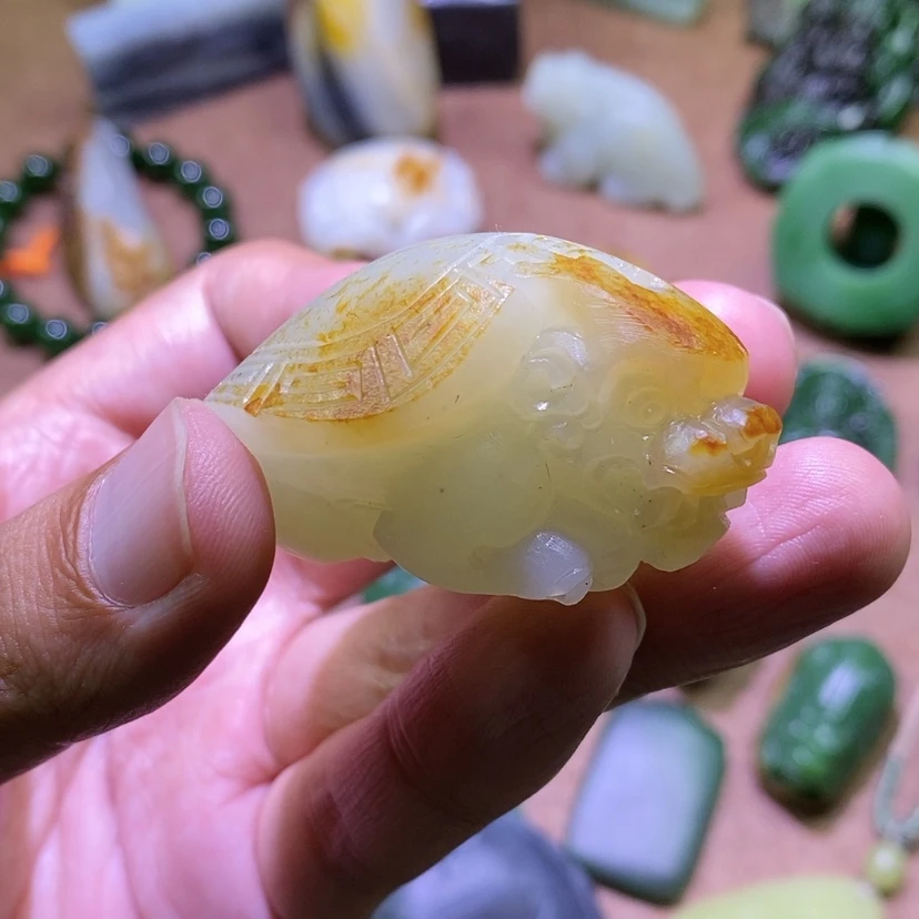 【闪购商品】未镶嵌和田玉挂件寻*
