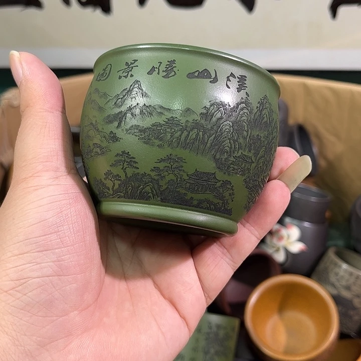 茶杯紫砂全手工紫砂主人杯