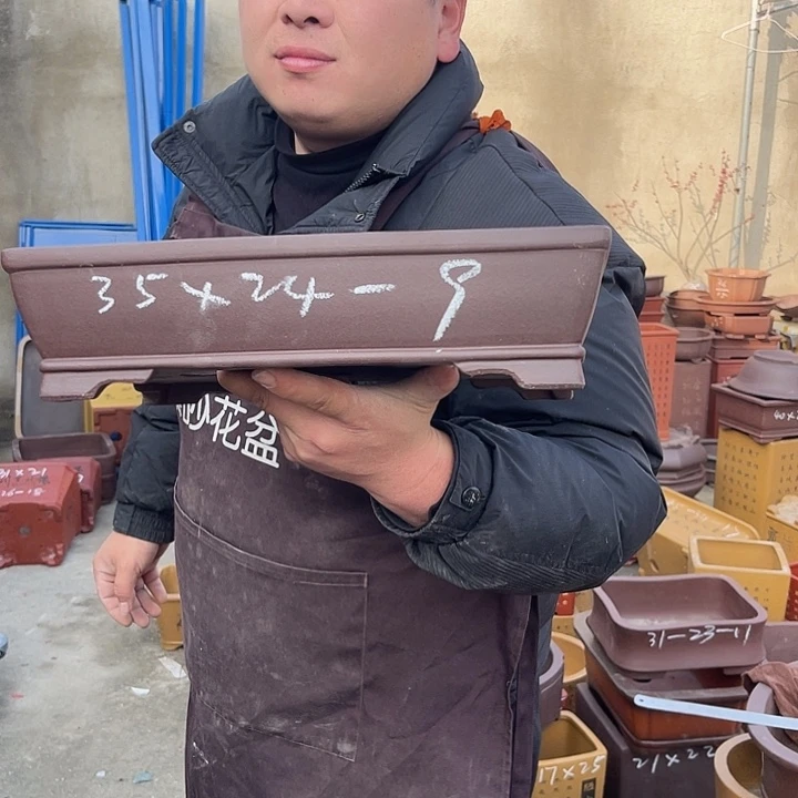 紫砂花盆紫砂等传统