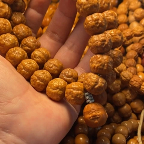 【闪购商品】手串猴头核桃墨**夜产宗