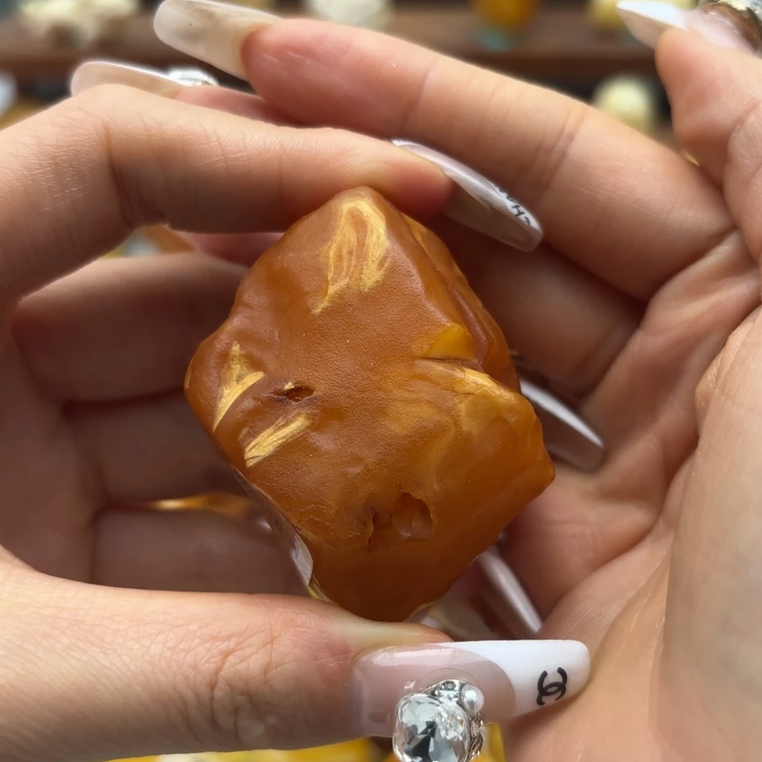 ༂***➻定制琥珀未镶嵌不退不换