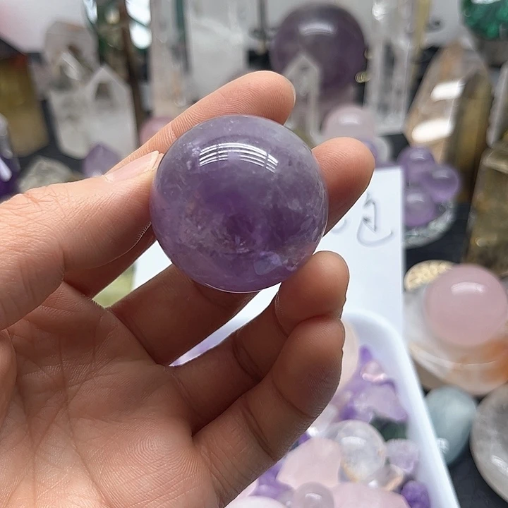 水晶34未镶嵌叶**烦紫水晶