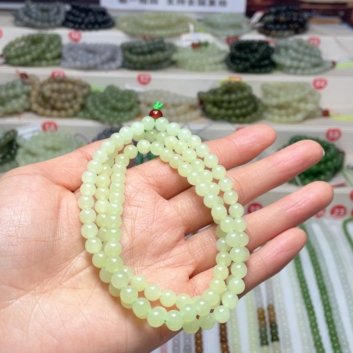 和田玉颈饰未镶嵌6m m