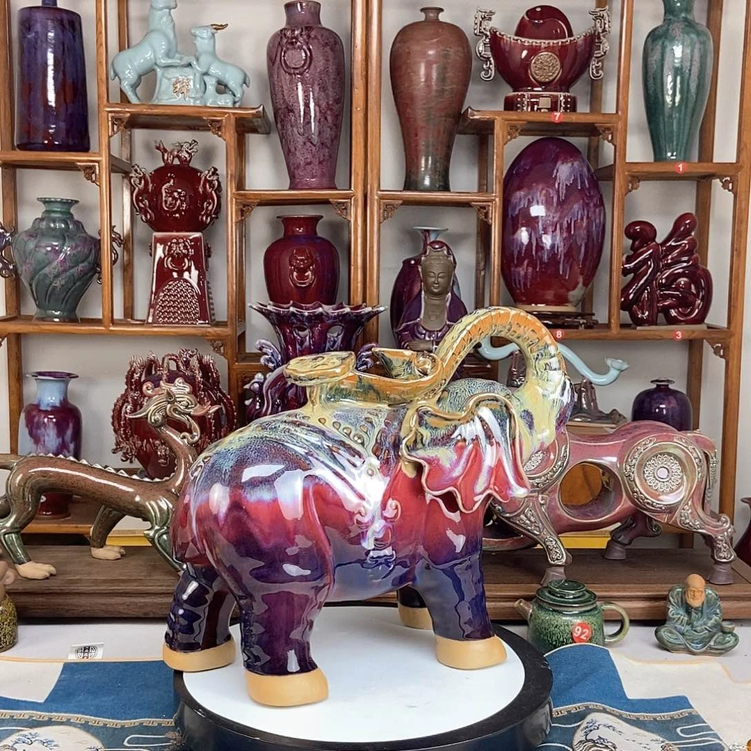 摆件五大名窑钧瓷023