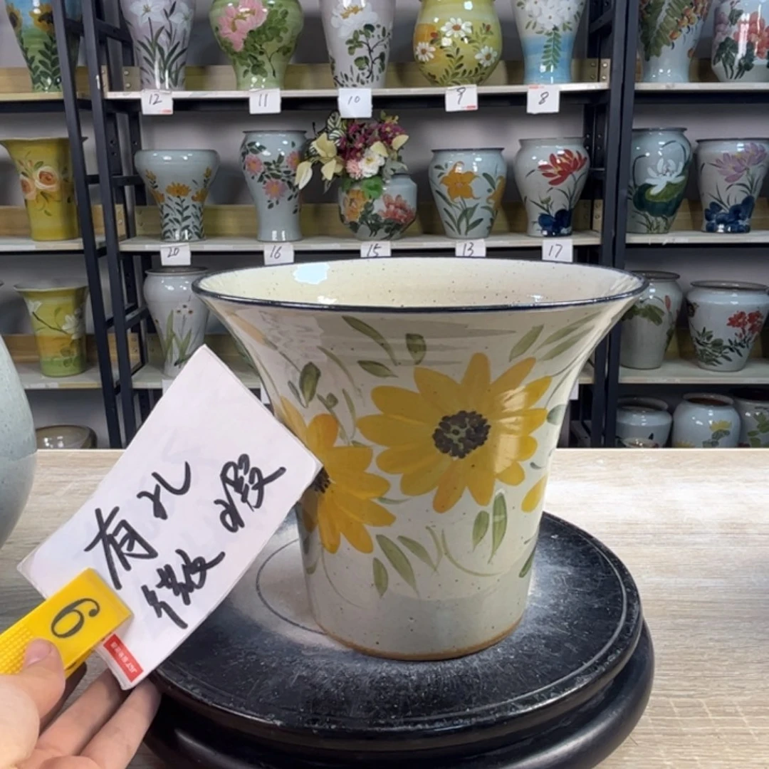 罐1tc景德镇陶瓷花盆