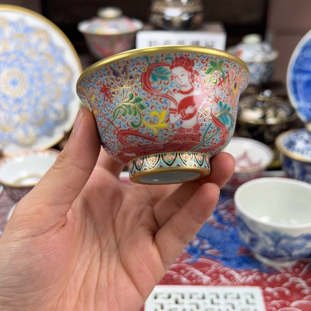 瓷片景德镇手工手绘陶瓷