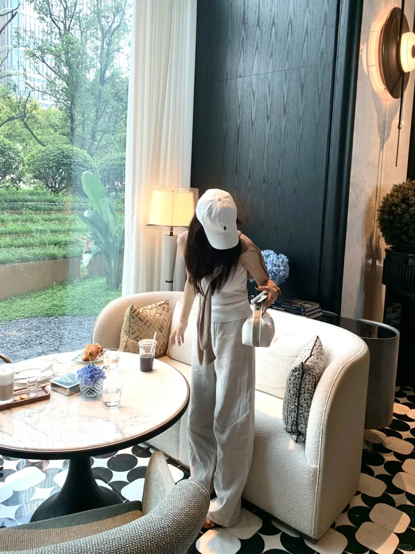 2025夏季新款时尚套装气质显瘦洋气休闲百搭性感辣妹简约上衣长裤