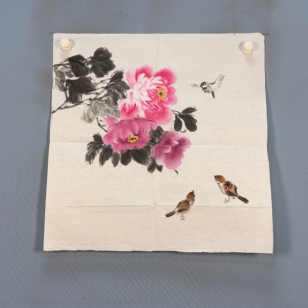 国画190 牡丹一如你初来