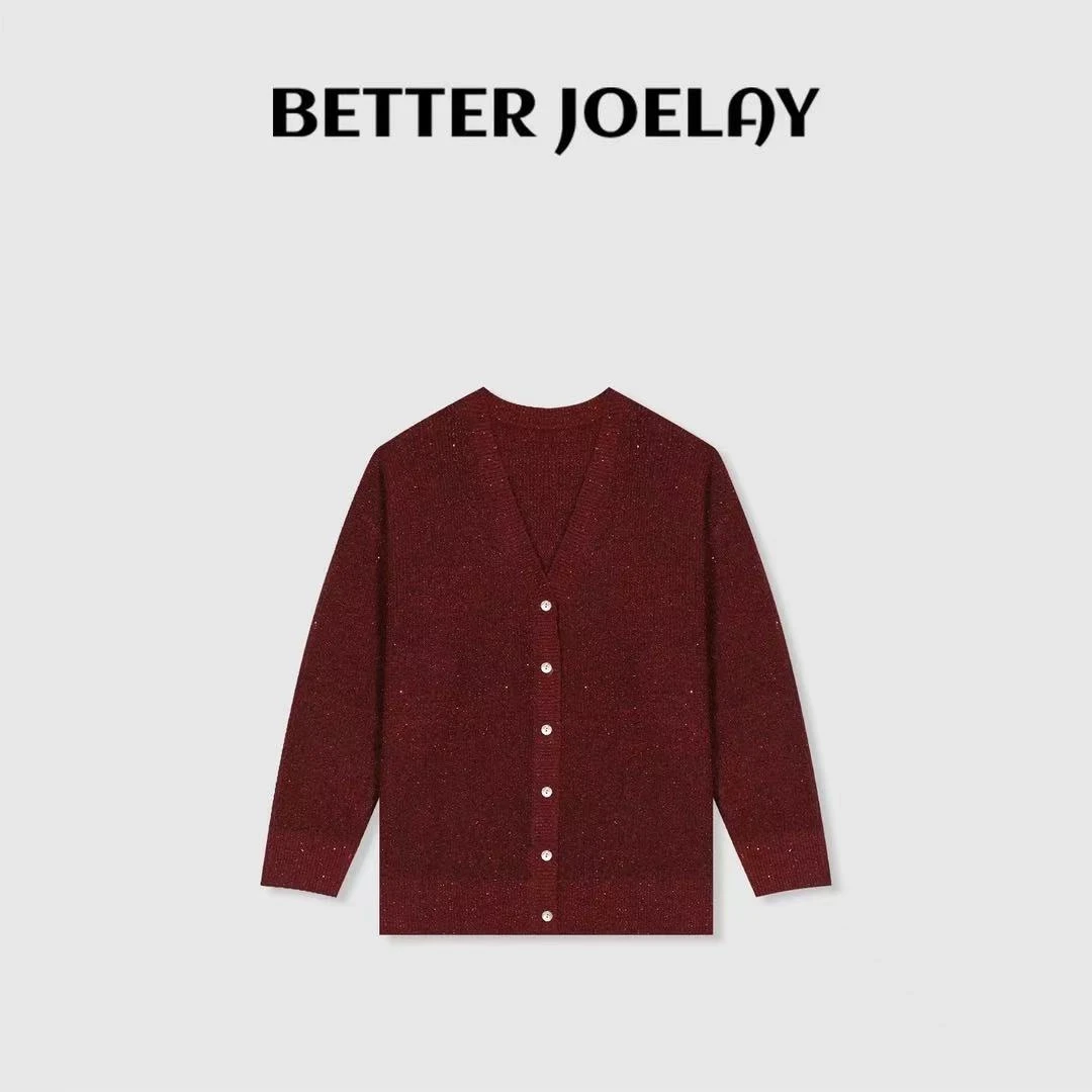 BETTER JOELAY-【繁星点缀】时尚简约针织开衫毛衣舒适百搭L5588