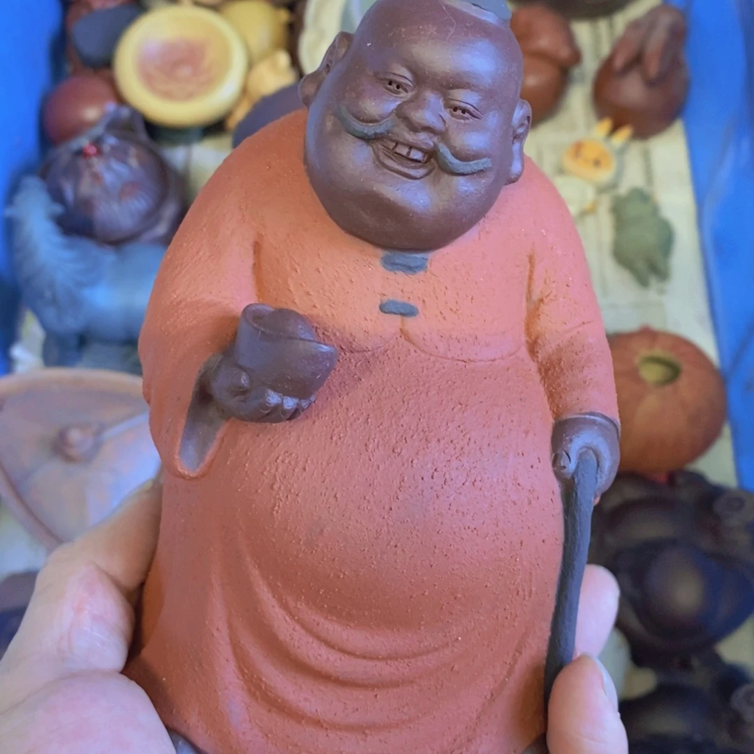 茶杯绿泥紫砂紫砂
