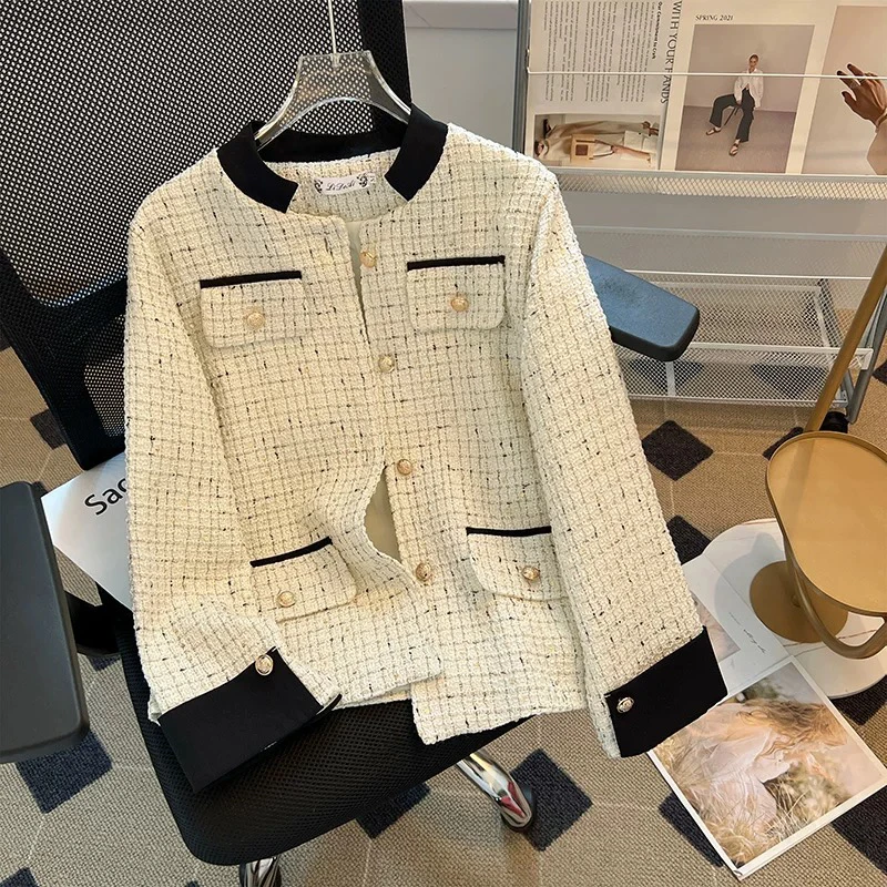 1808    复古宫廷感轻奢风小香风加厚外套（J23）