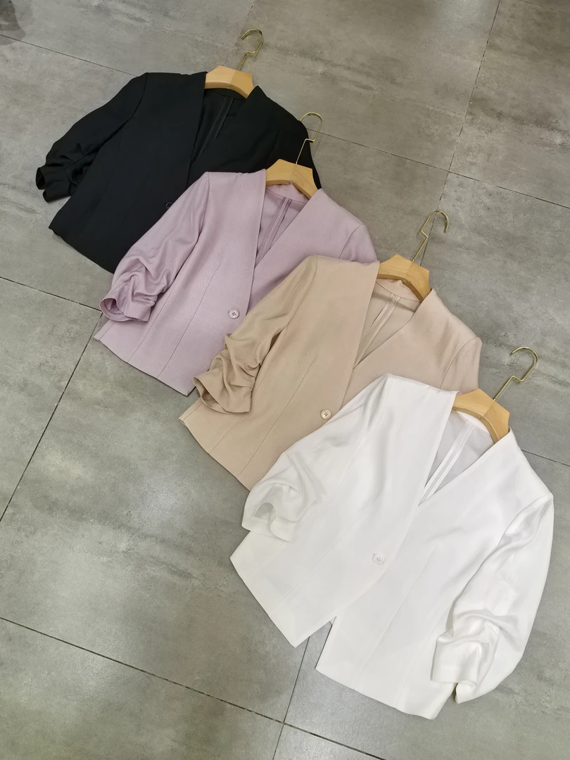 茜茜专属 CE00399轻薄款醋酸西装