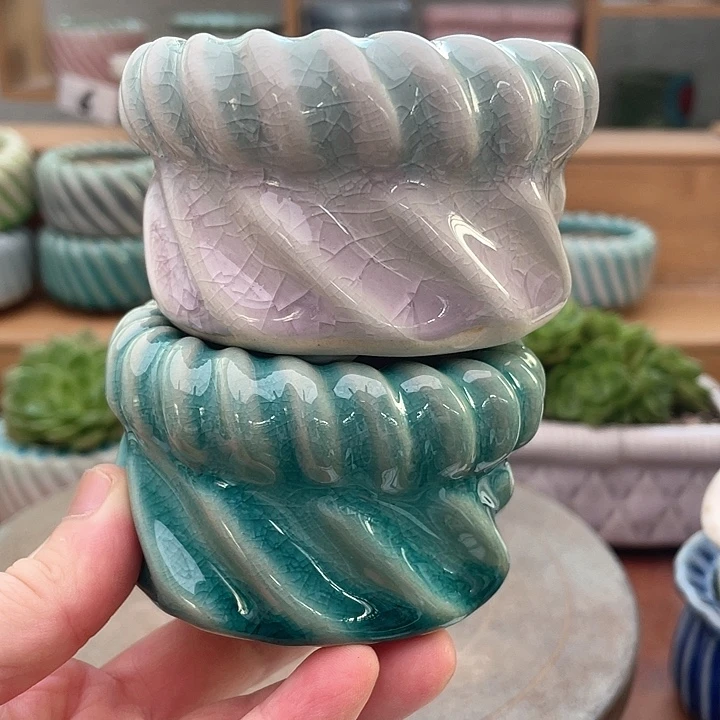 半手工花盆浮力炸7.5*5