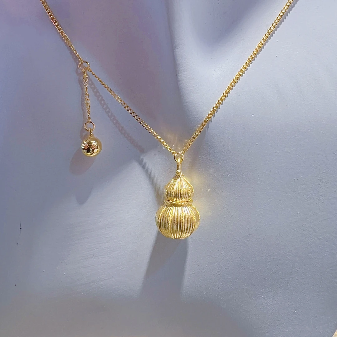 水贝柜台现货黄金葫芦财富金条悦己好物T足金999