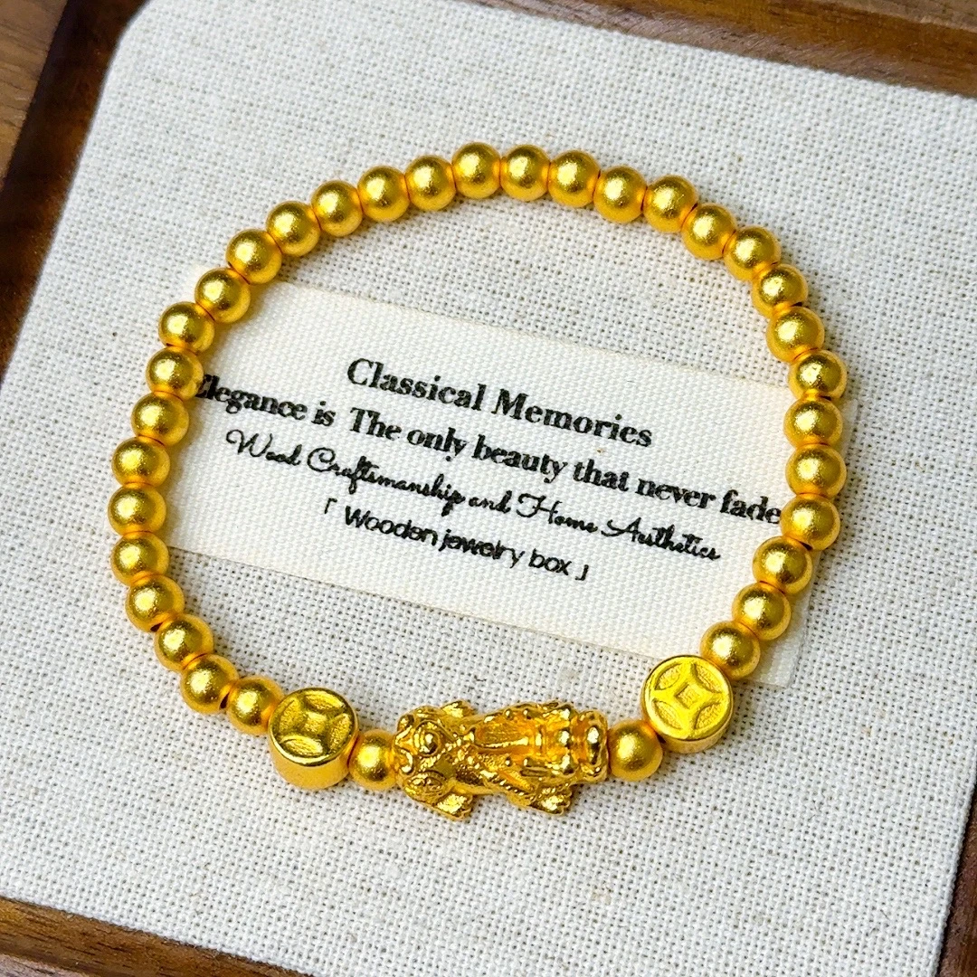 高定精工貔貅手链-A011