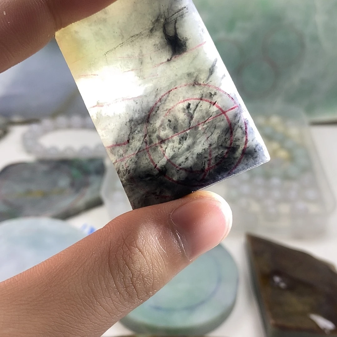 翡翠散珠天然缅甸翡翠a货3