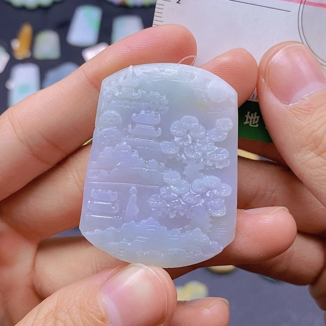 翡翠未镶嵌颈饰翡翠