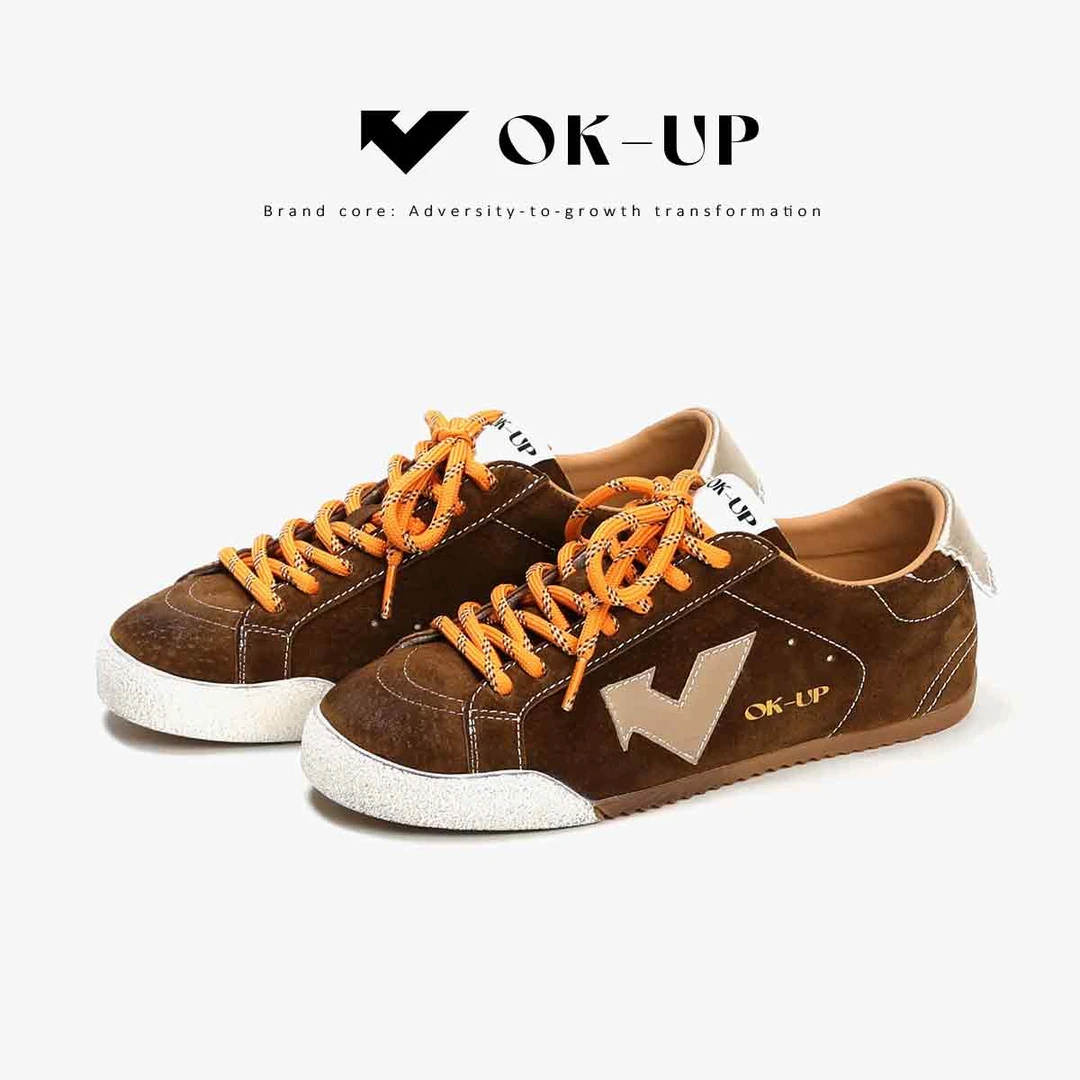 【OK-UP】新款秋季平底设计感休闲舒适板鞋女时尚休闲鞋207-55