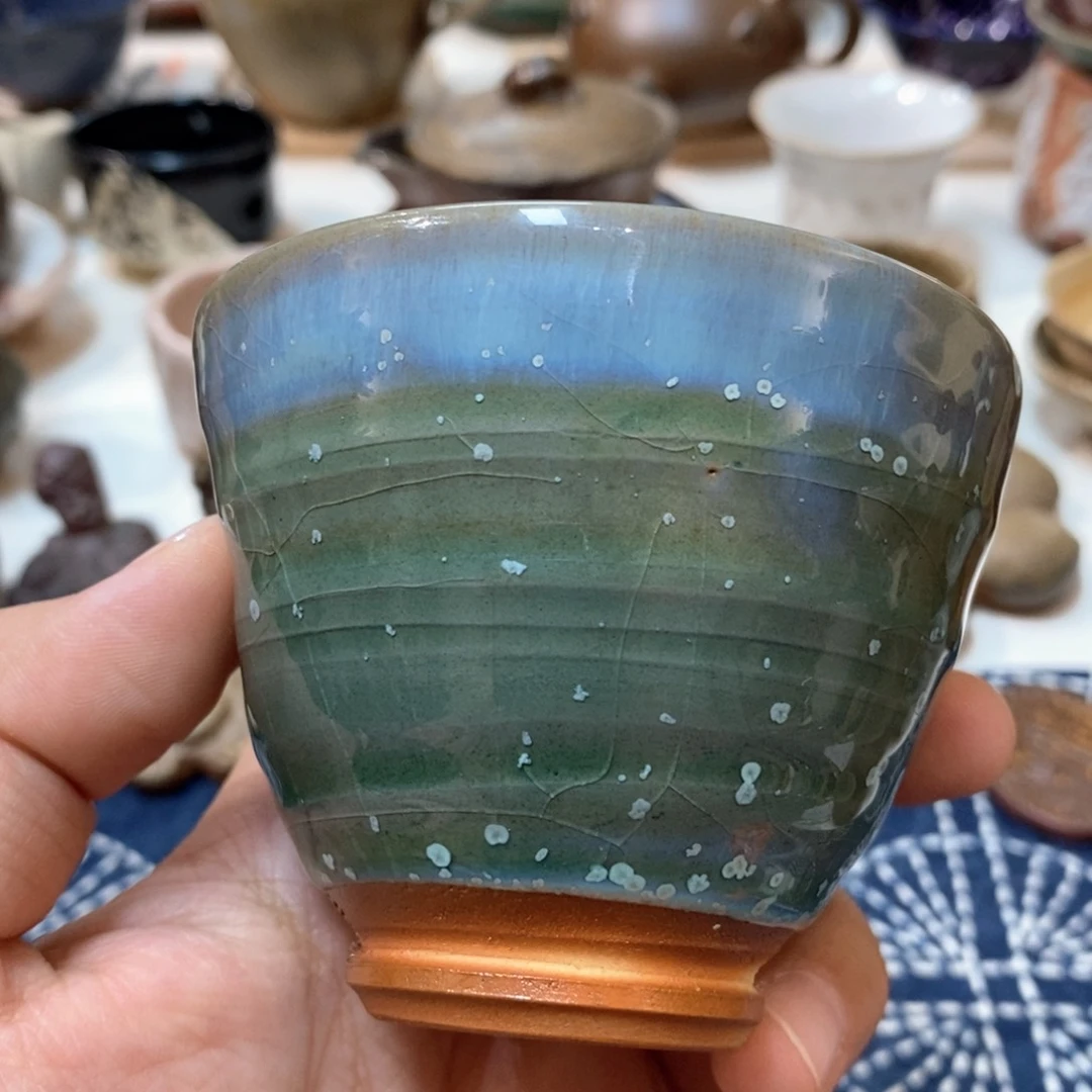 柴烧侘寂粗陶茶具