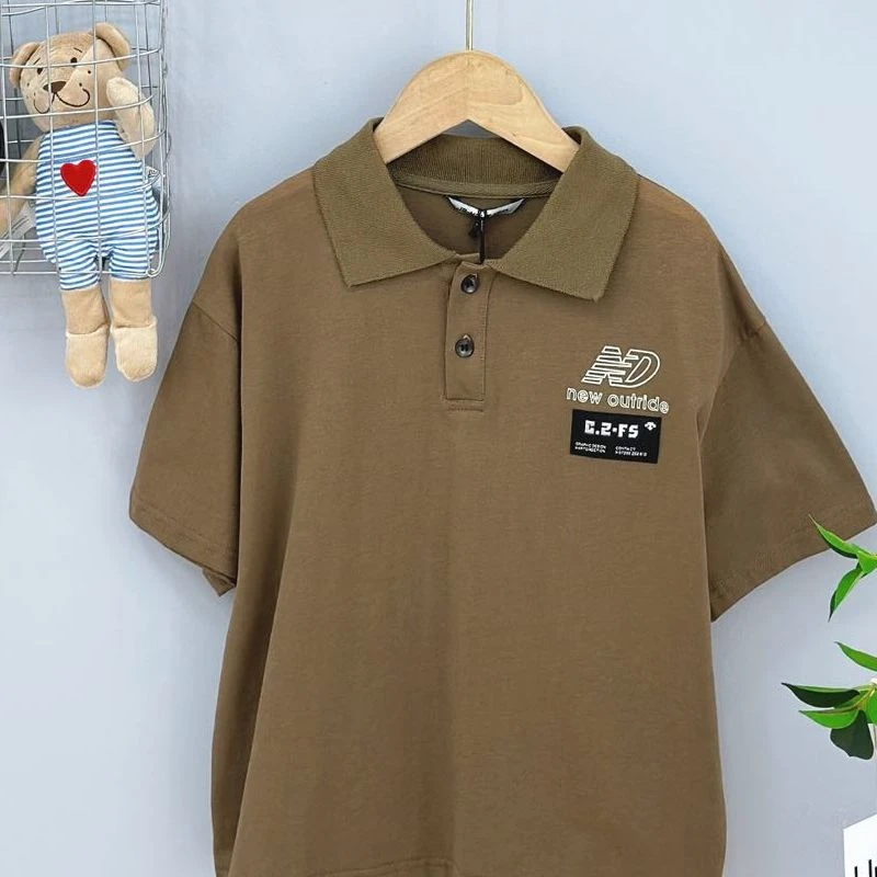 18023高端专享夏季短袖棕色