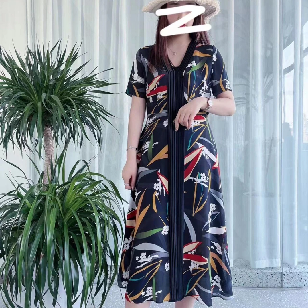 【中先森】新款重磅桑蚕丝连衣裙     217