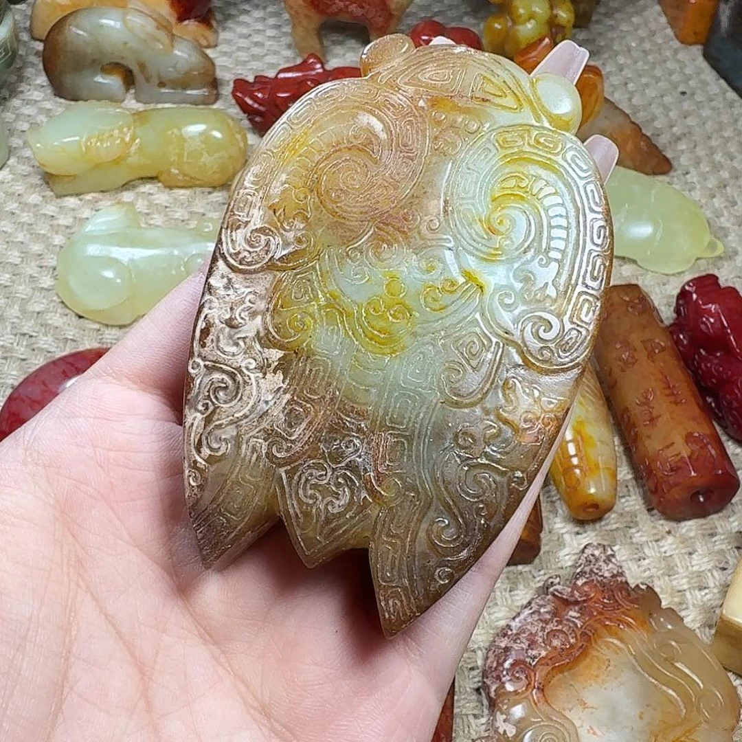 白玉菩提吊坠挂件