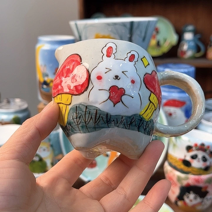 陶景德镇釉下手绘陶瓷