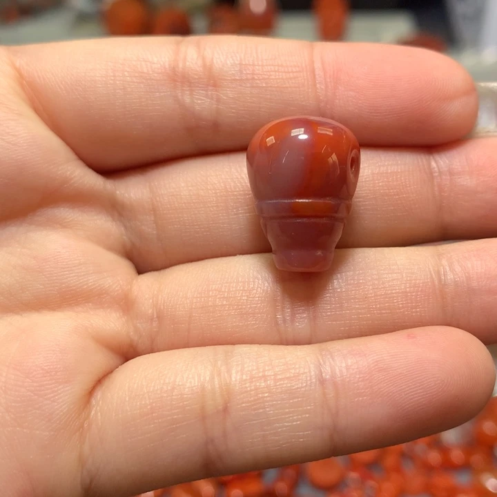 【闪购商品】南红玛瑙未镶嵌三通